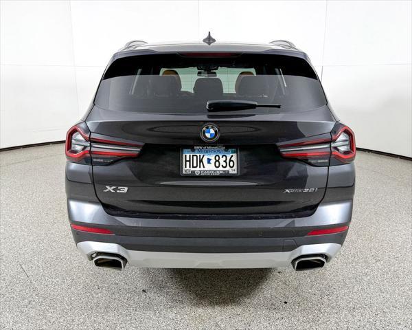 used 2022 BMW X3 car, priced at $36,600