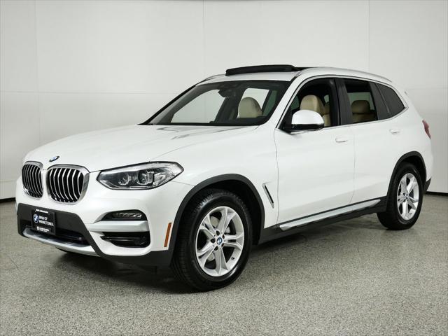 used 2021 BMW X3 car, priced at $27,600