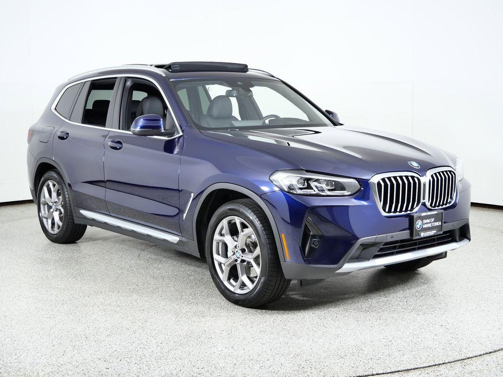 used 2022 BMW X3 car, priced at $38,600