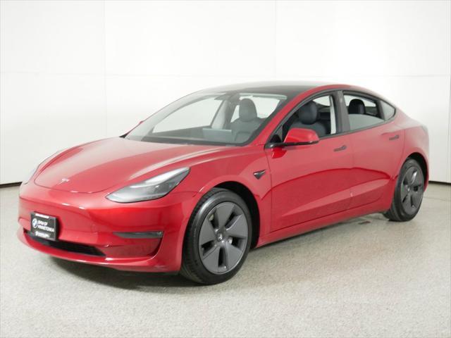 used 2021 Tesla Model 3 car, priced at $27,000