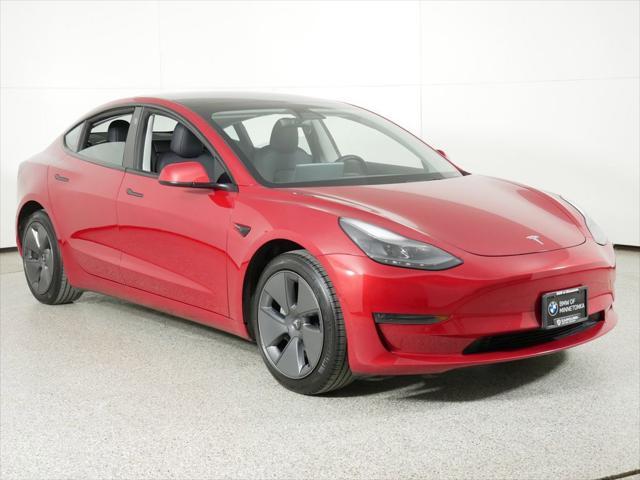 used 2021 Tesla Model 3 car, priced at $27,000