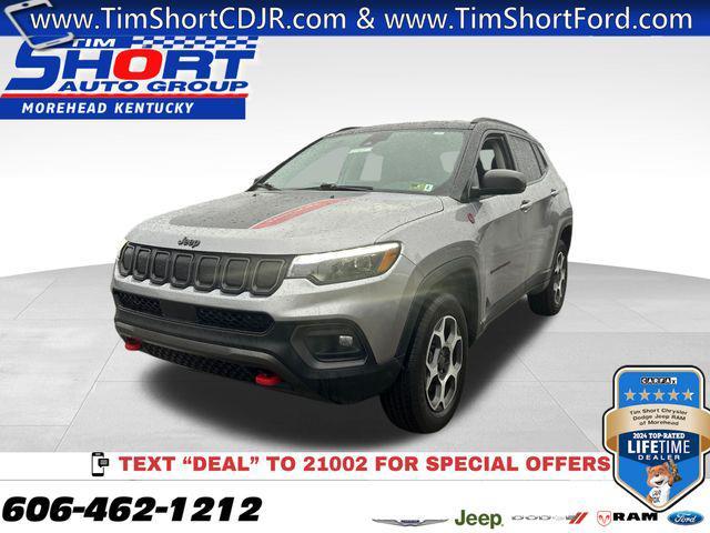 used 2022 Jeep Compass car, priced at $17,642