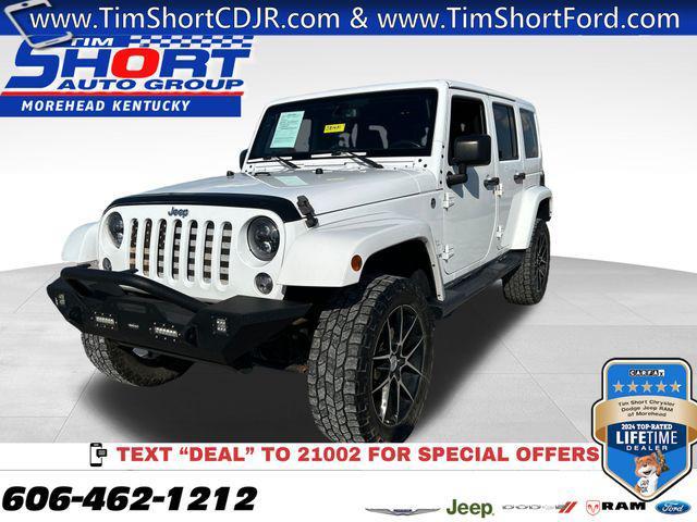 used 2015 Jeep Wrangler Unlimited car, priced at $18,926