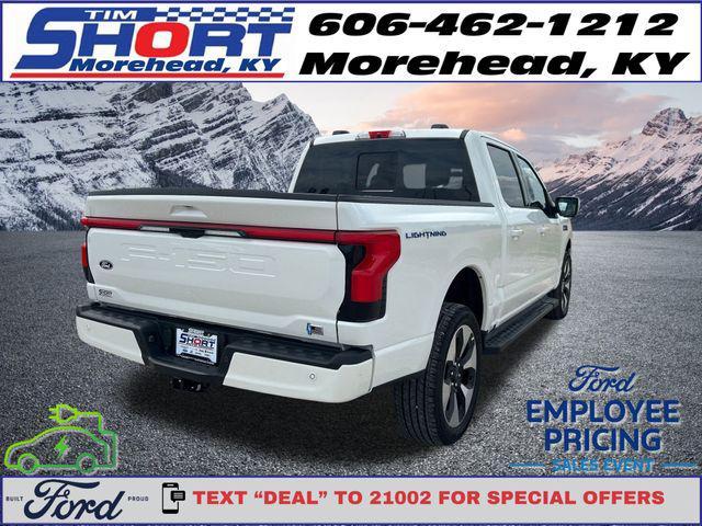 new 2025 Ford F-150 Lightning car, priced at $77,035