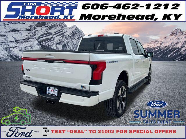new 2025 Ford F-150 Lightning car, priced at $80,035