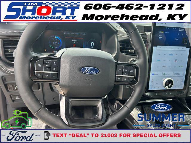 new 2025 Ford F-150 Lightning car, priced at $80,035