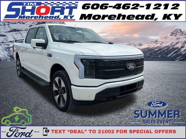 new 2025 Ford F-150 Lightning car, priced at $80,035