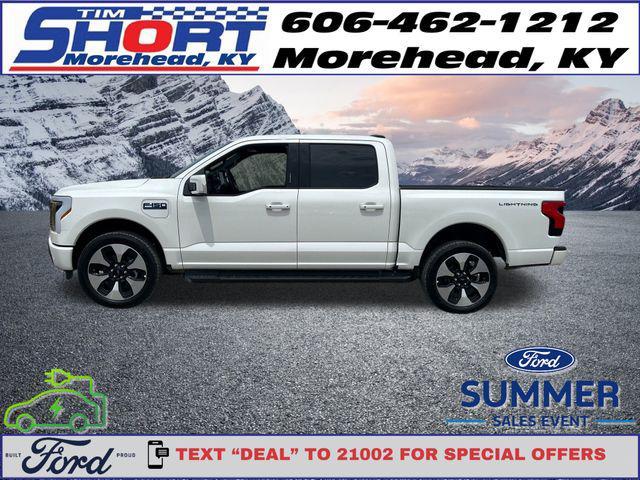new 2025 Ford F-150 Lightning car, priced at $80,035