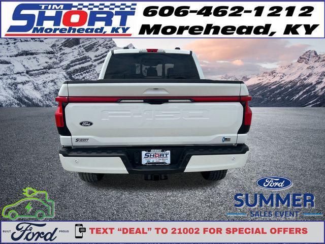 new 2025 Ford F-150 Lightning car, priced at $80,035