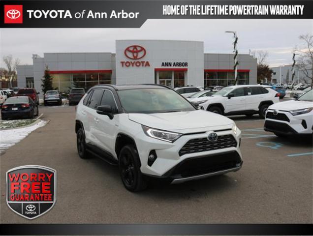 used 2021 Toyota RAV4 Hybrid car, priced at $33,000