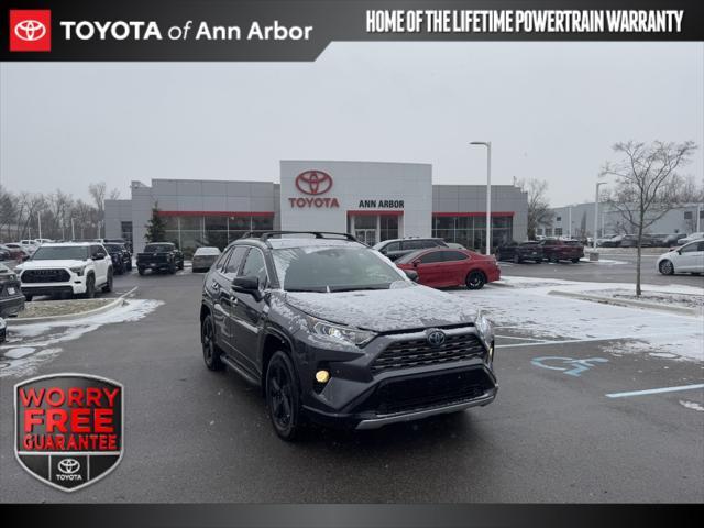 used 2021 Toyota RAV4 Hybrid car, priced at $28,500