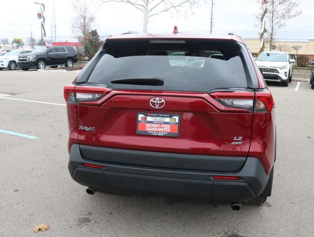 used 2021 Toyota RAV4 car, priced at $25,000