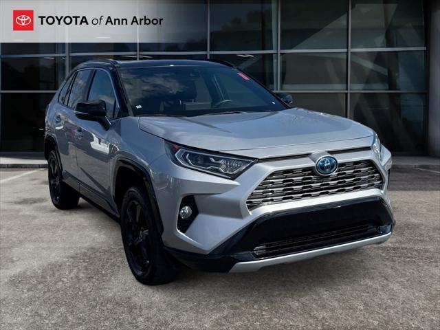 used 2021 Toyota RAV4 Hybrid car, priced at $31,300