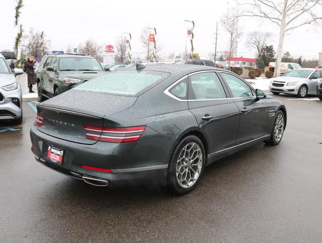 used 2021 Genesis G80 car, priced at $30,698