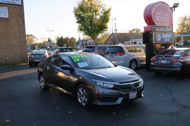 used 2016 Honda Civic car, priced at $13,995