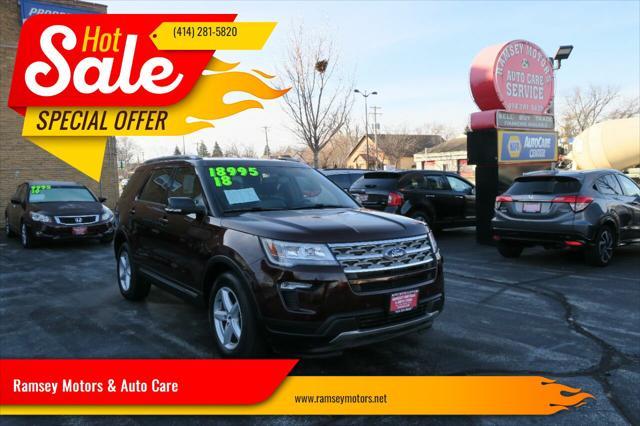 used 2018 Ford Explorer car, priced at $18,995