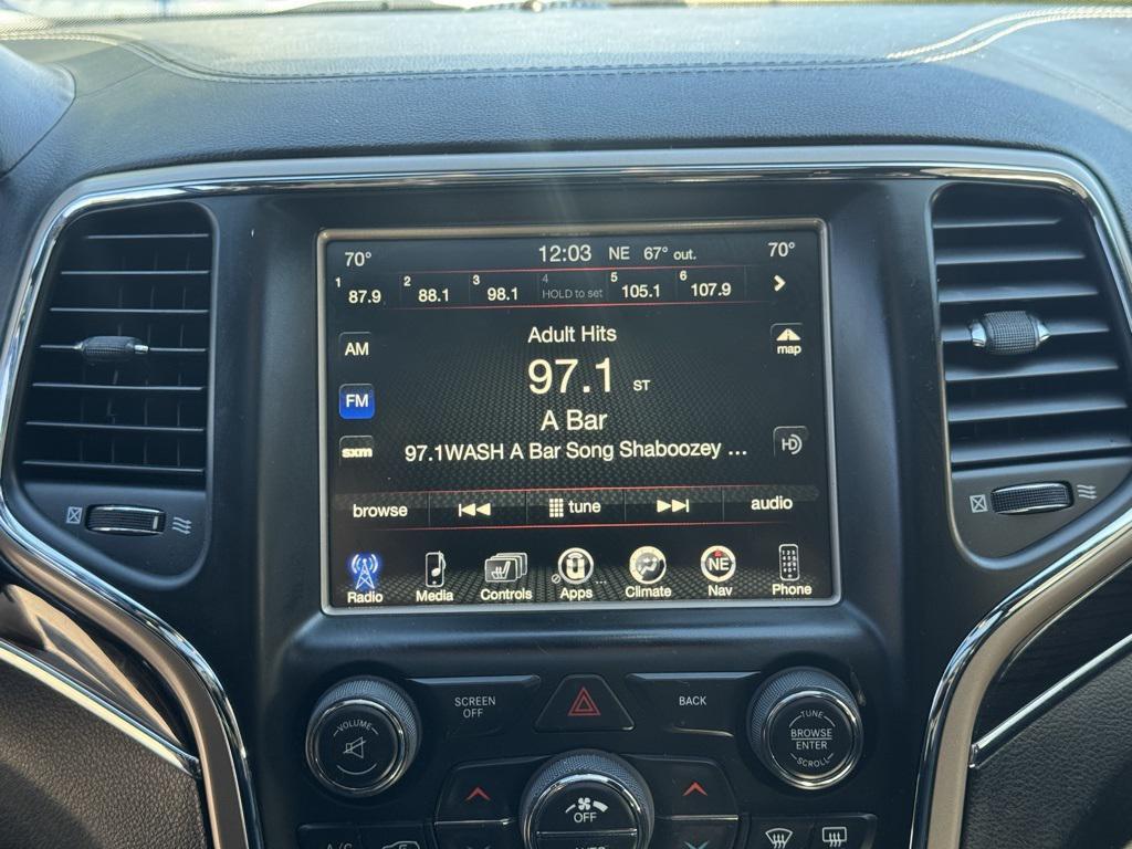used 2017 Jeep Grand Cherokee car, priced at $14,995