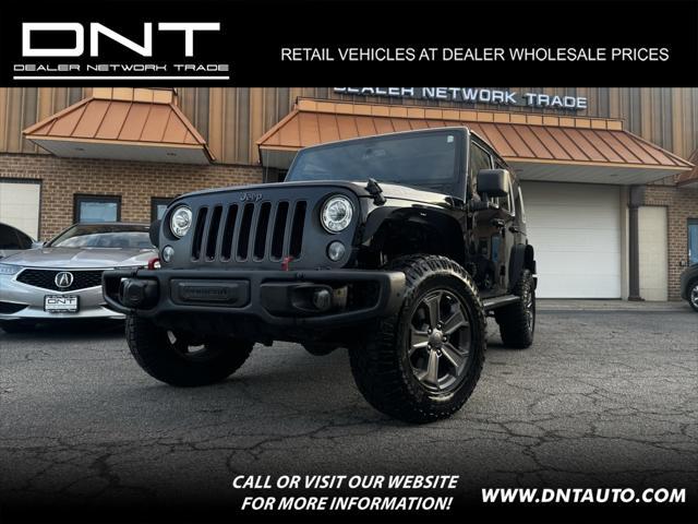 used 2018 Jeep Wrangler JK Unlimited car, priced at $19,290