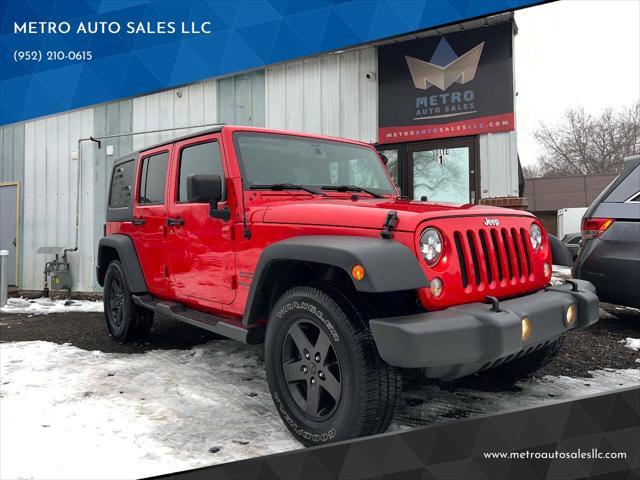 used 2015 Jeep Wrangler Unlimited car, priced at $16,999