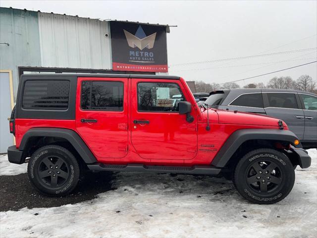 used 2015 Jeep Wrangler Unlimited car, priced at $16,999