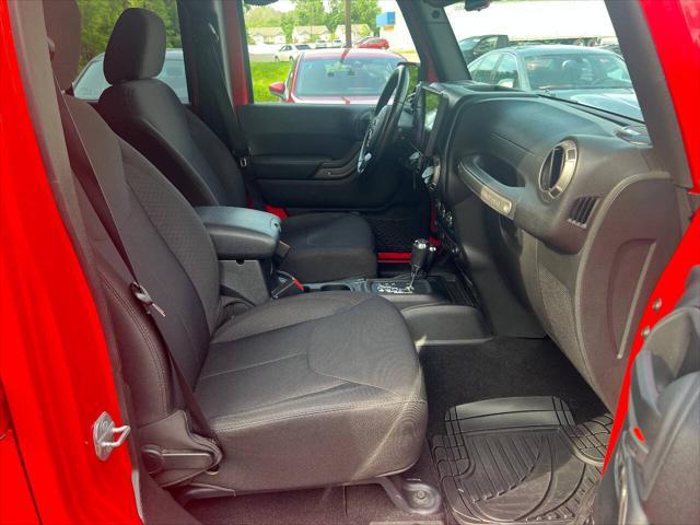 used 2015 Jeep Wrangler Unlimited car, priced at $15,999