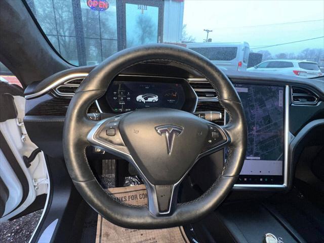 used 2016 Tesla Model S car, priced at $17,500