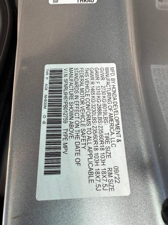 used 2023 Honda Odyssey car, priced at $28,999
