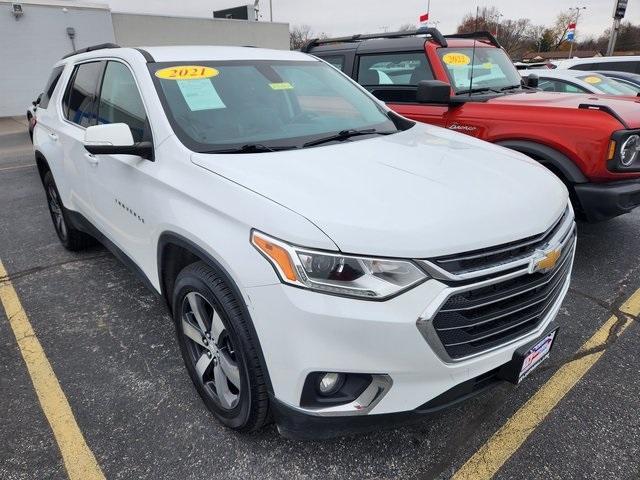 used 2021 Chevrolet Traverse car, priced at $26,999