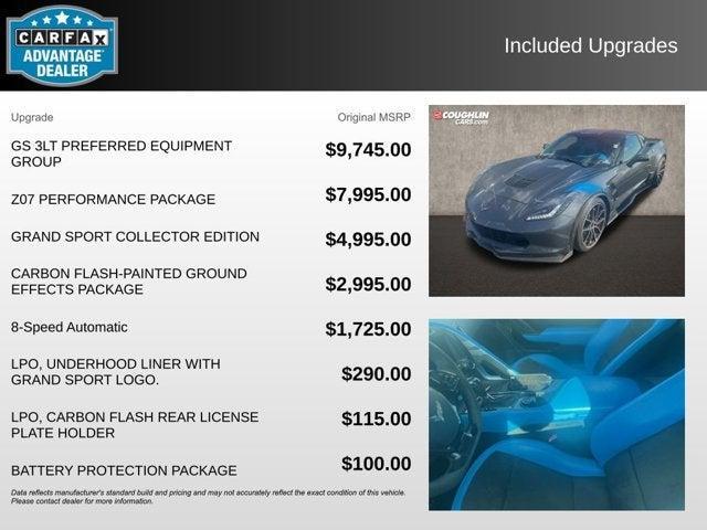 used 2017 Chevrolet Corvette car, priced at $46,792