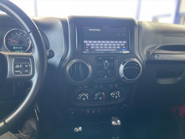 used 2017 Jeep Wrangler Unlimited car, priced at $22,200