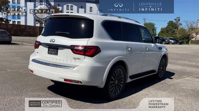 used 2024 INFINITI QX80 car, priced at $59,899