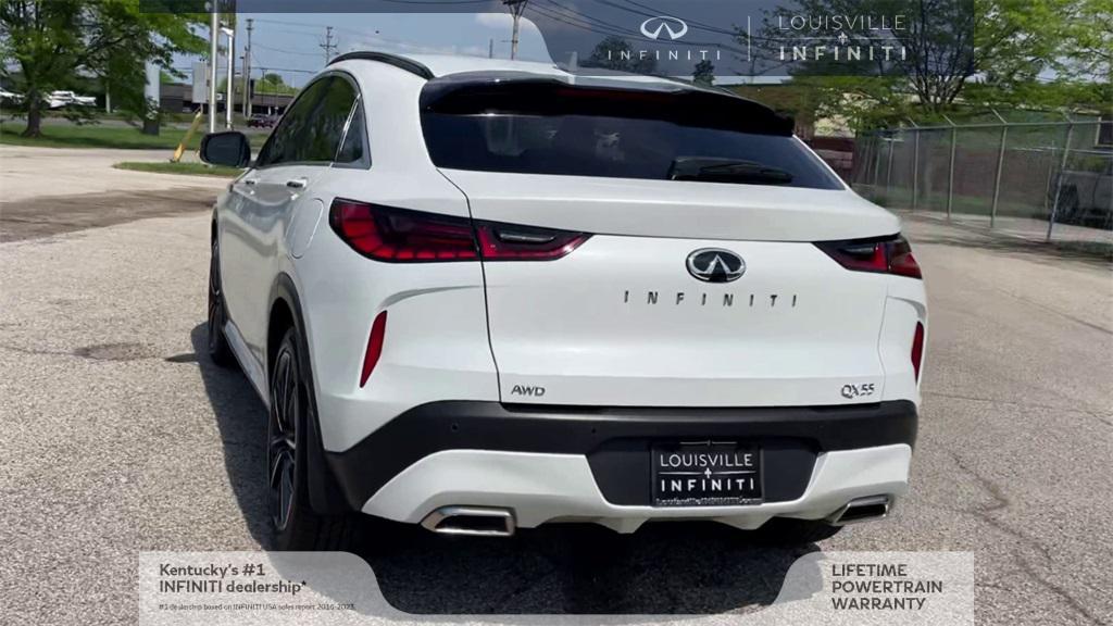 new 2025 INFINITI QX55 car, priced at $45,988