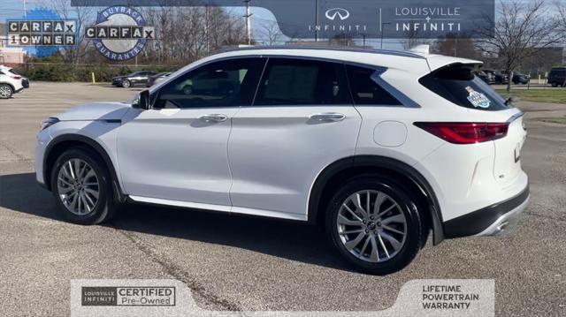 used 2024 INFINITI QX50 car, priced at $37,575