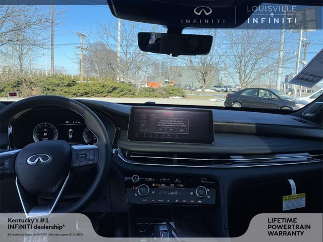 new 2025 INFINITI QX60 car, priced at $61,100