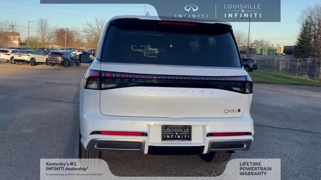 new 2025 INFINITI QX80 car, priced at $99,400