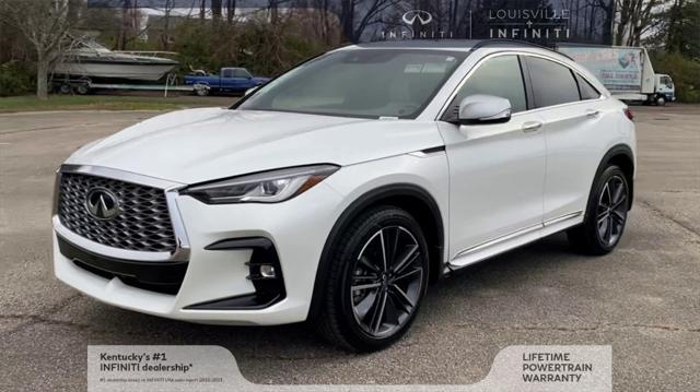 new 2025 INFINITI QX55 car, priced at $54,350