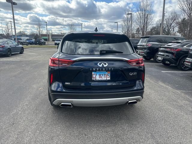 used 2021 INFINITI QX50 car, priced at $26,499