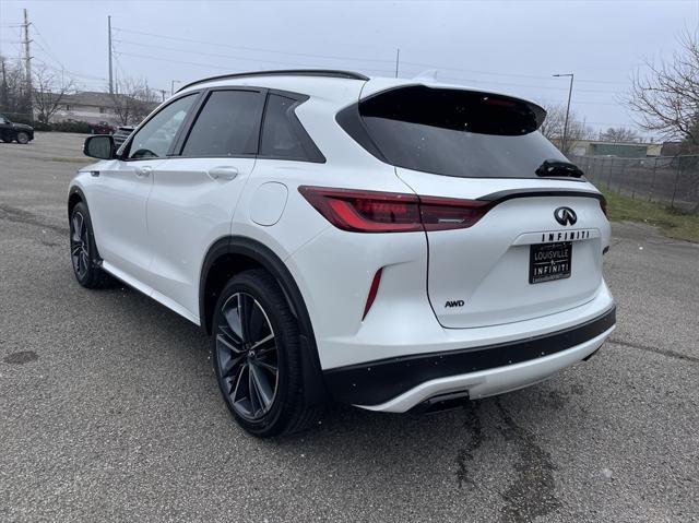 new 2025 INFINITI QX50 car, priced at $55,200