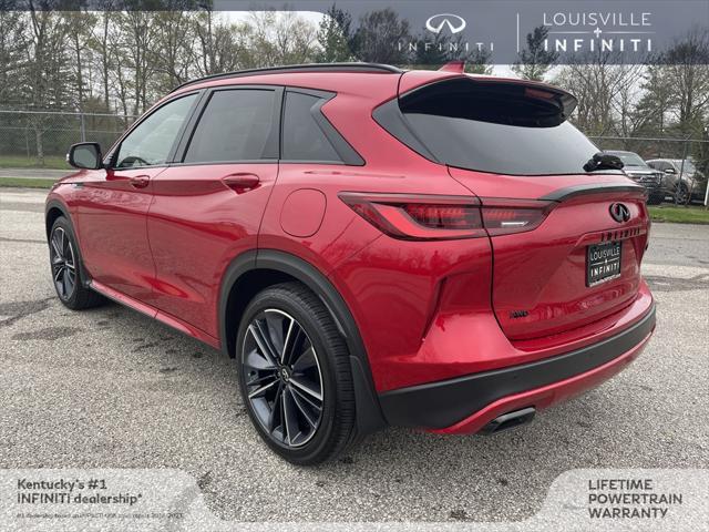 new 2025 INFINITI QX50 car, priced at $54,170