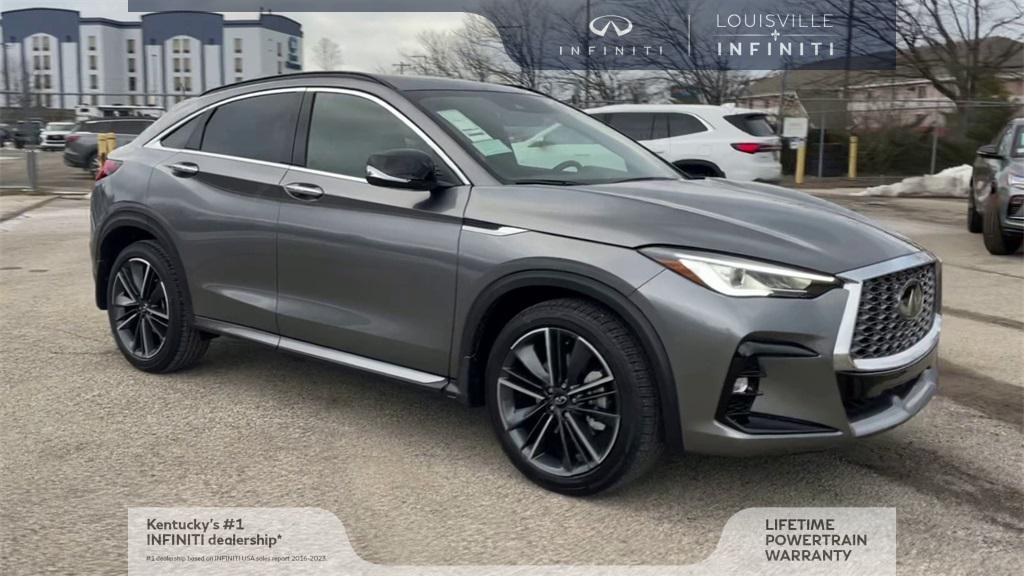 new 2025 INFINITI QX55 car, priced at $45,000