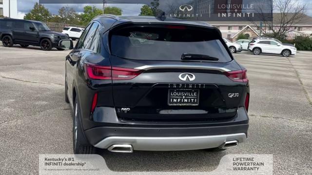 new 2025 INFINITI QX50 car, priced at $49,980