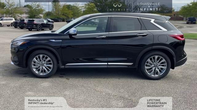 new 2025 INFINITI QX50 car, priced at $49,980