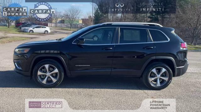 used 2021 Jeep Cherokee car, priced at $20,988