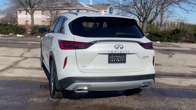 new 2025 INFINITI QX50 car, priced at $49,670