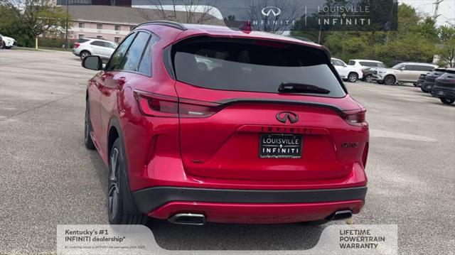 new 2025 INFINITI QX50 car, priced at $54,170