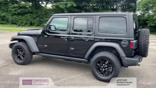 used 2022 Jeep Wrangler car, priced at $33,271