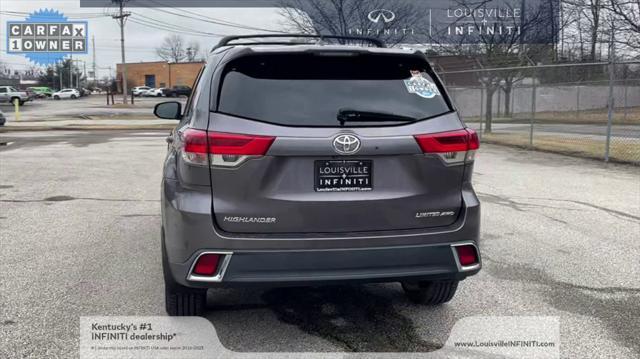 used 2019 Toyota Highlander car, priced at $27,063