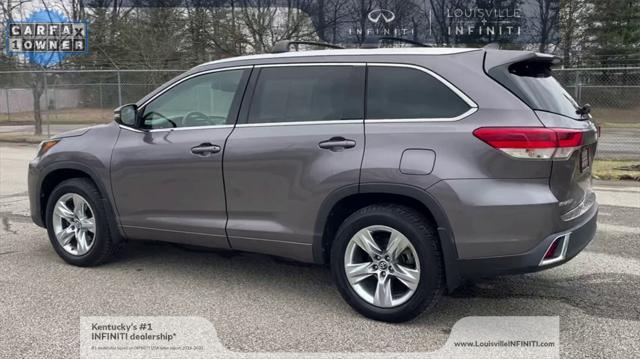 used 2019 Toyota Highlander car, priced at $27,063