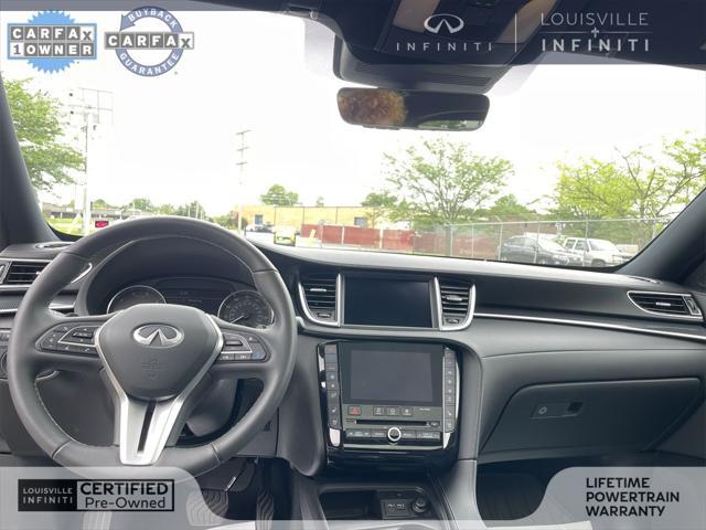 used 2025 INFINITI QX50 car, priced at $43,761