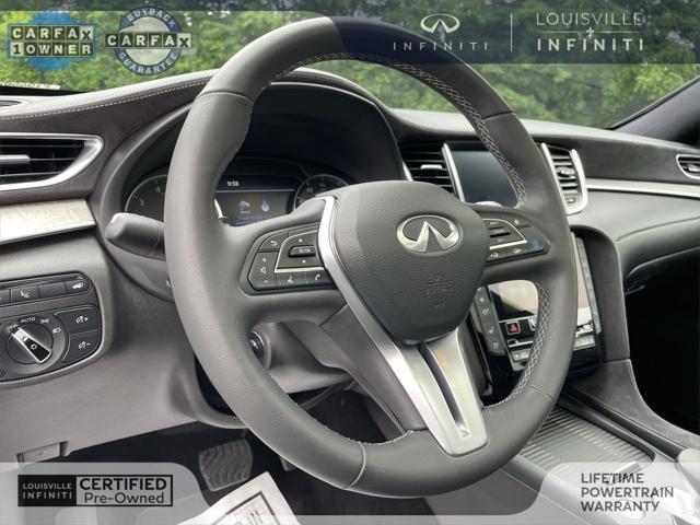 used 2022 INFINITI QX50 car, priced at $37,820